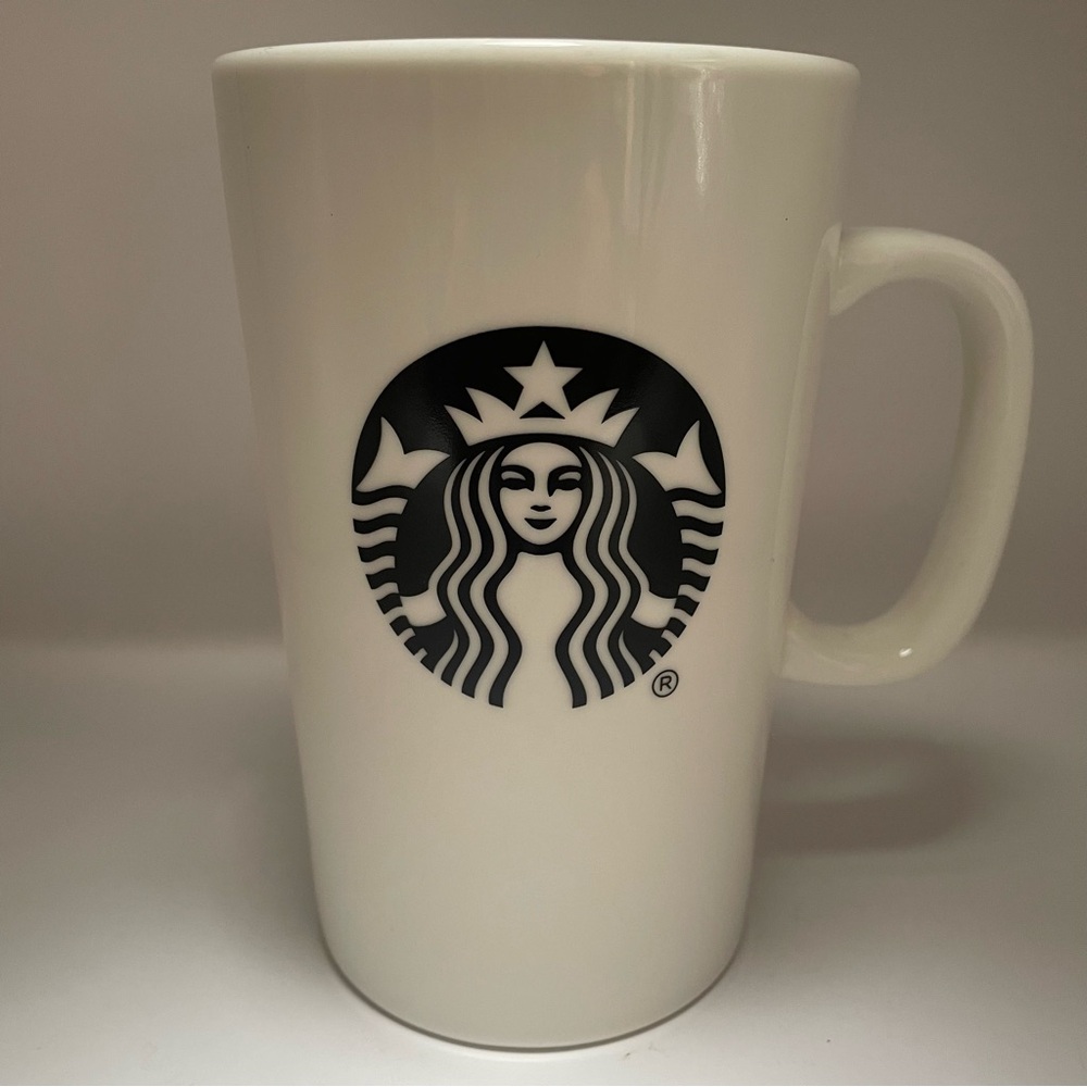 Starbucks 2017 White Ceramic Coffee Mug 16oz